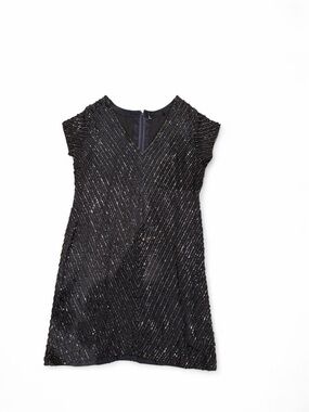Black Vintage Beaded/Sequined Dress